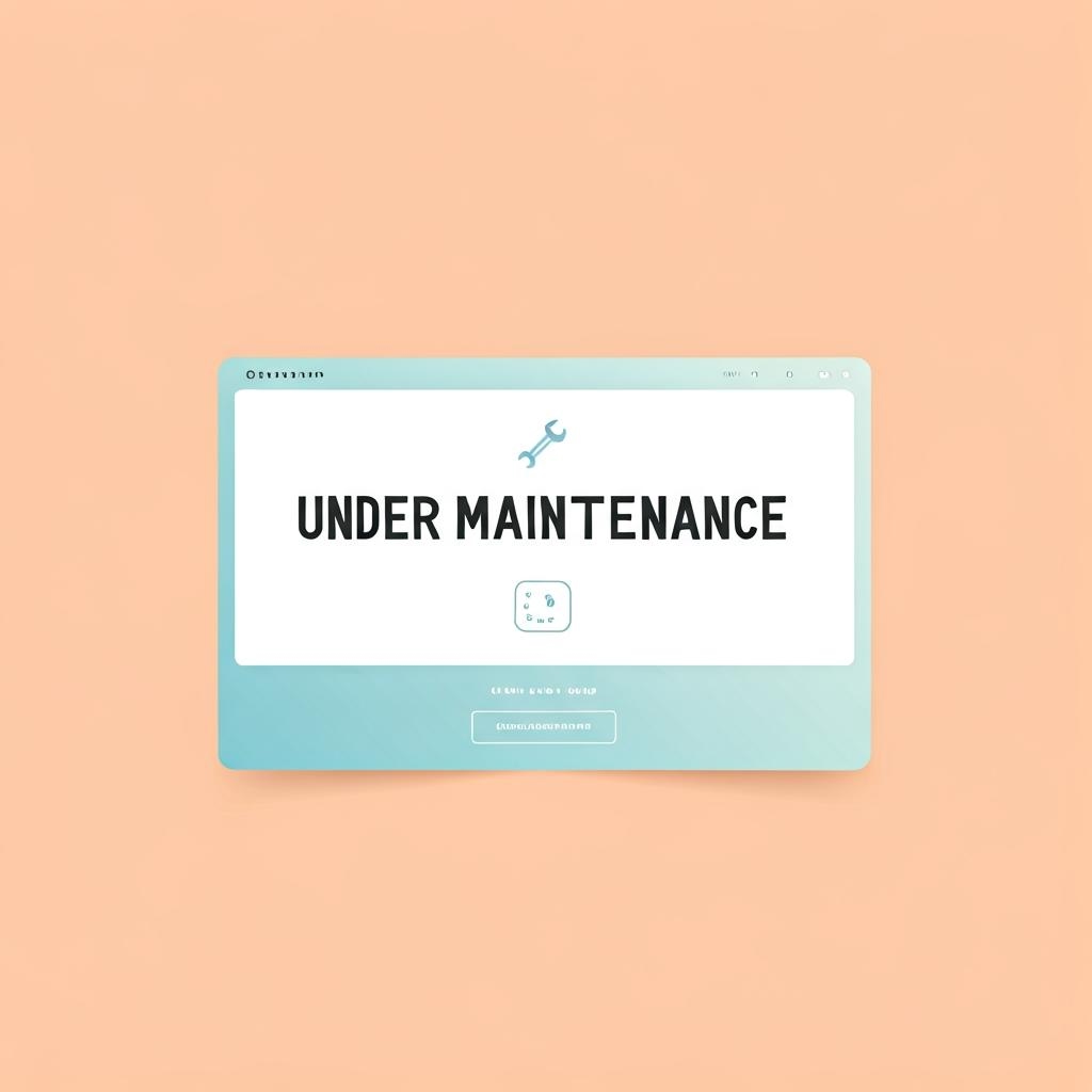 Website Under Maintenance